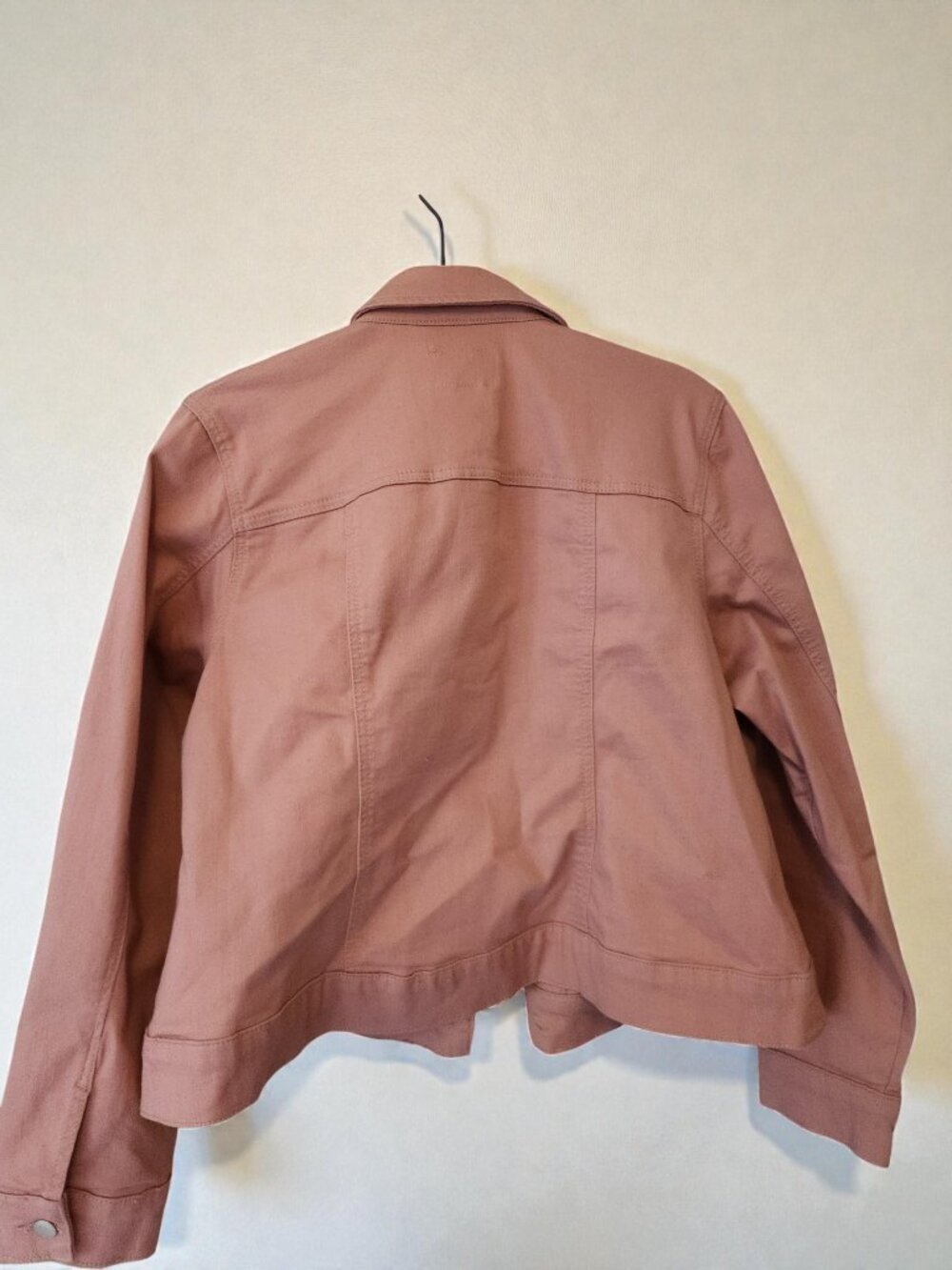 💗 Market & Spruce Pink Denim Jacket | Size 1X | Stretch | Chic Layer 💗 - Picture 8 of 11